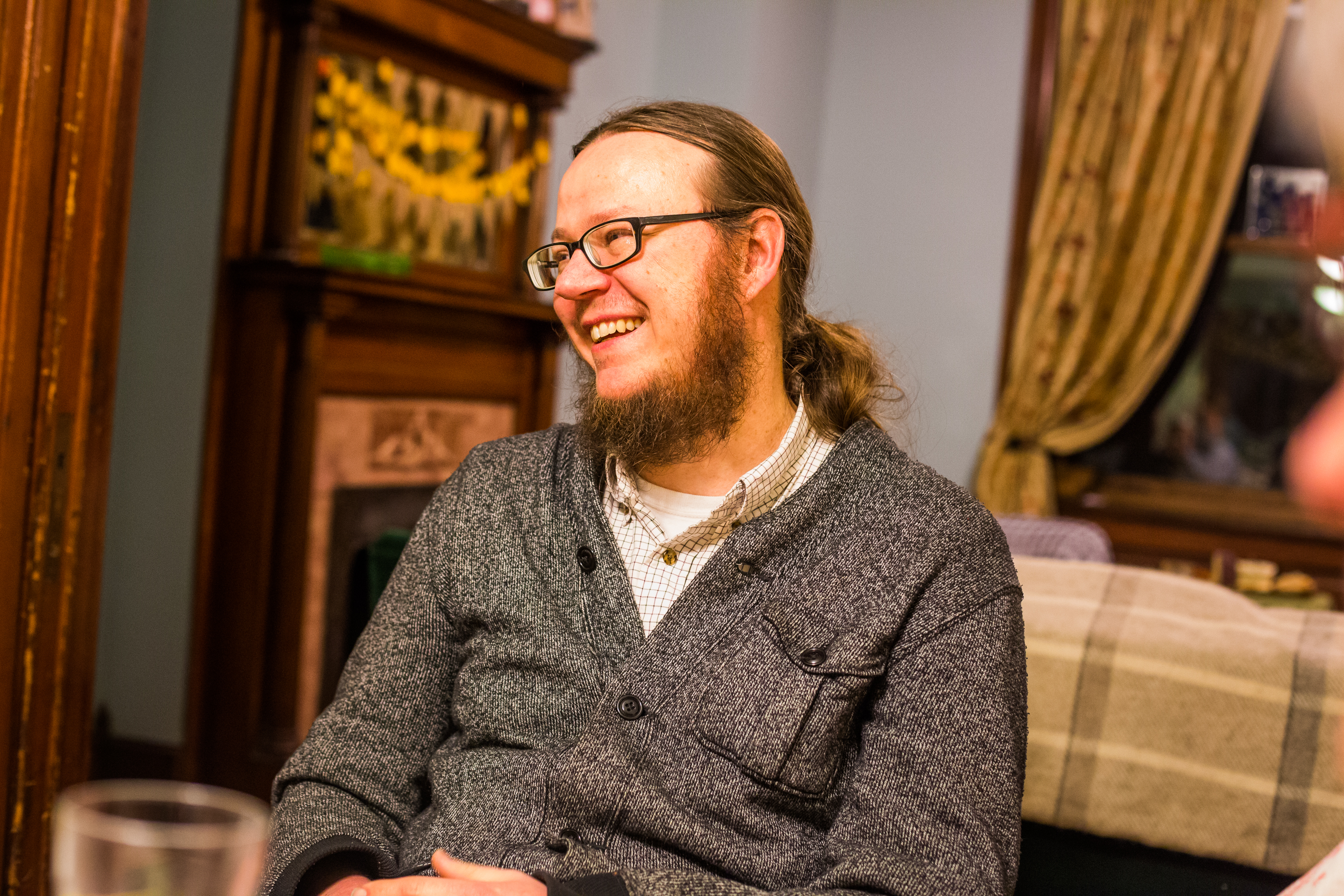 Dr. Eric Bryan sitting and smiling